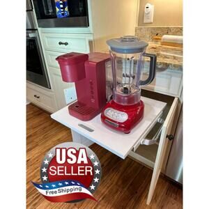 Kitchen Appliance Lift • Self-Locking Spring Mechanism • Heavy Appliance Storage